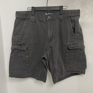 Guide Gear Mens 38 Ripstop Gray Cargo Shorts